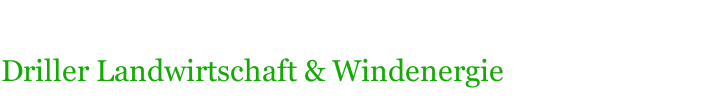 Driller Landwirtschaft & Windenergie